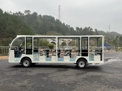 Picture of China Factory 23 Seats Open Electric Sightseeing Bus Mini Bus (ZH-L23)
